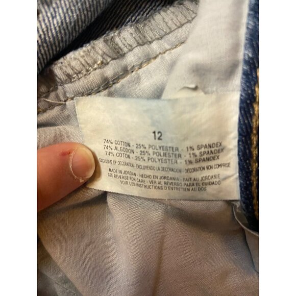 Nine West Jeans Womens 12 Blue Straight Leg Mid Rise Stretch Denim Classic Y2K - Picture 7 of 10